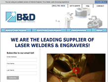 Tablet Screenshot of bdsales.com
